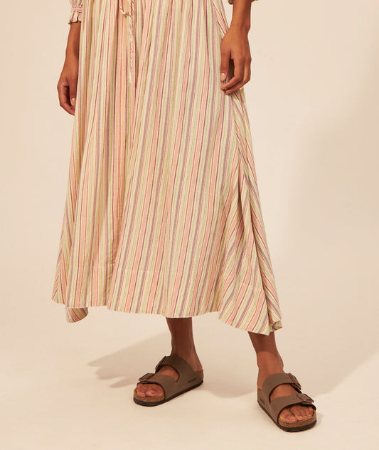 Jupe longue rayée Raphaelle