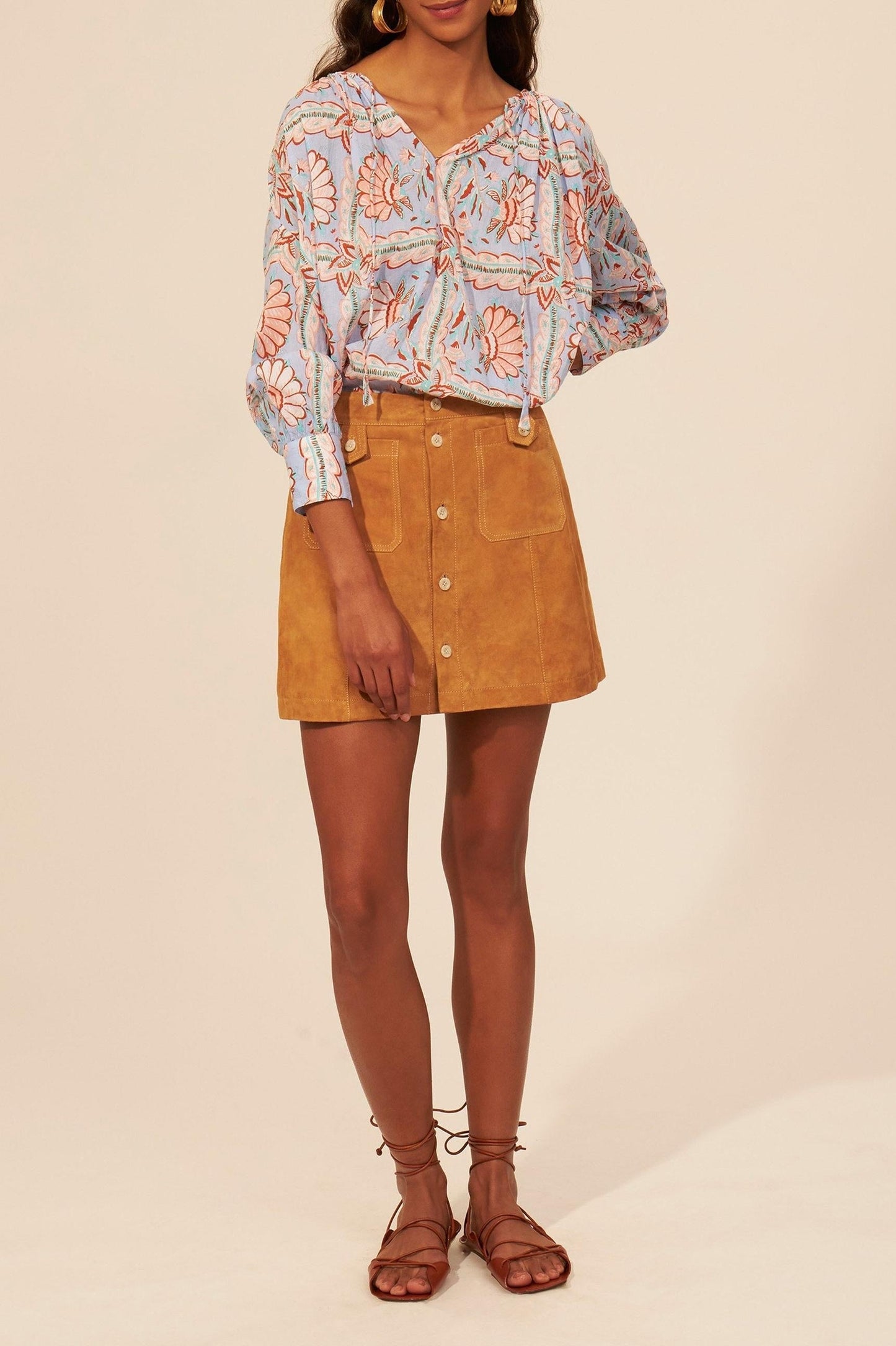 blusa estampada Hupa