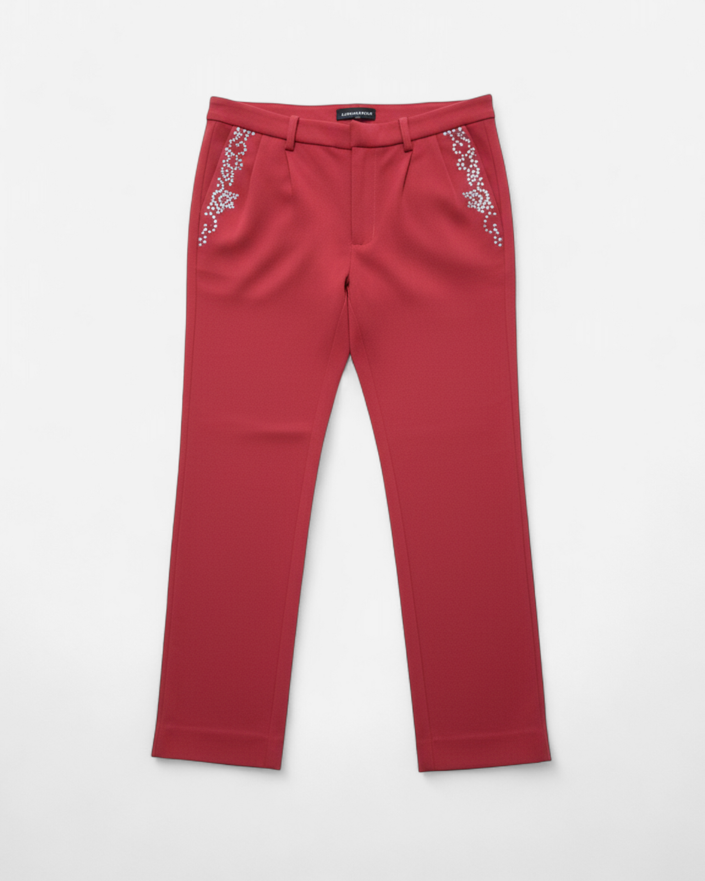 Pantalon rouge brique