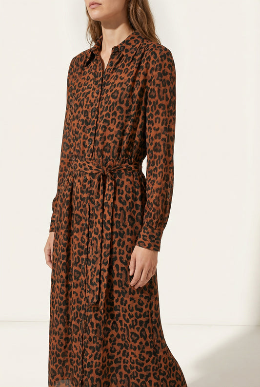 Leopard print dress