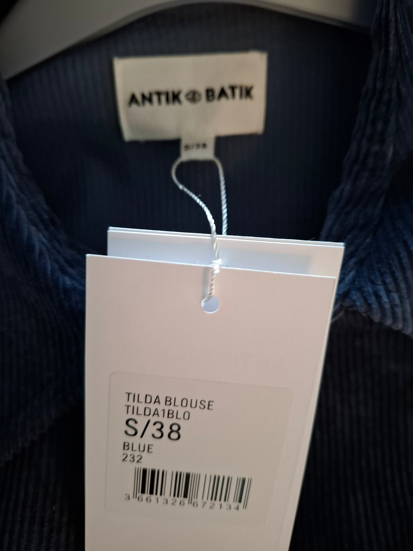 Chemise velours côtelé Tilda blouse