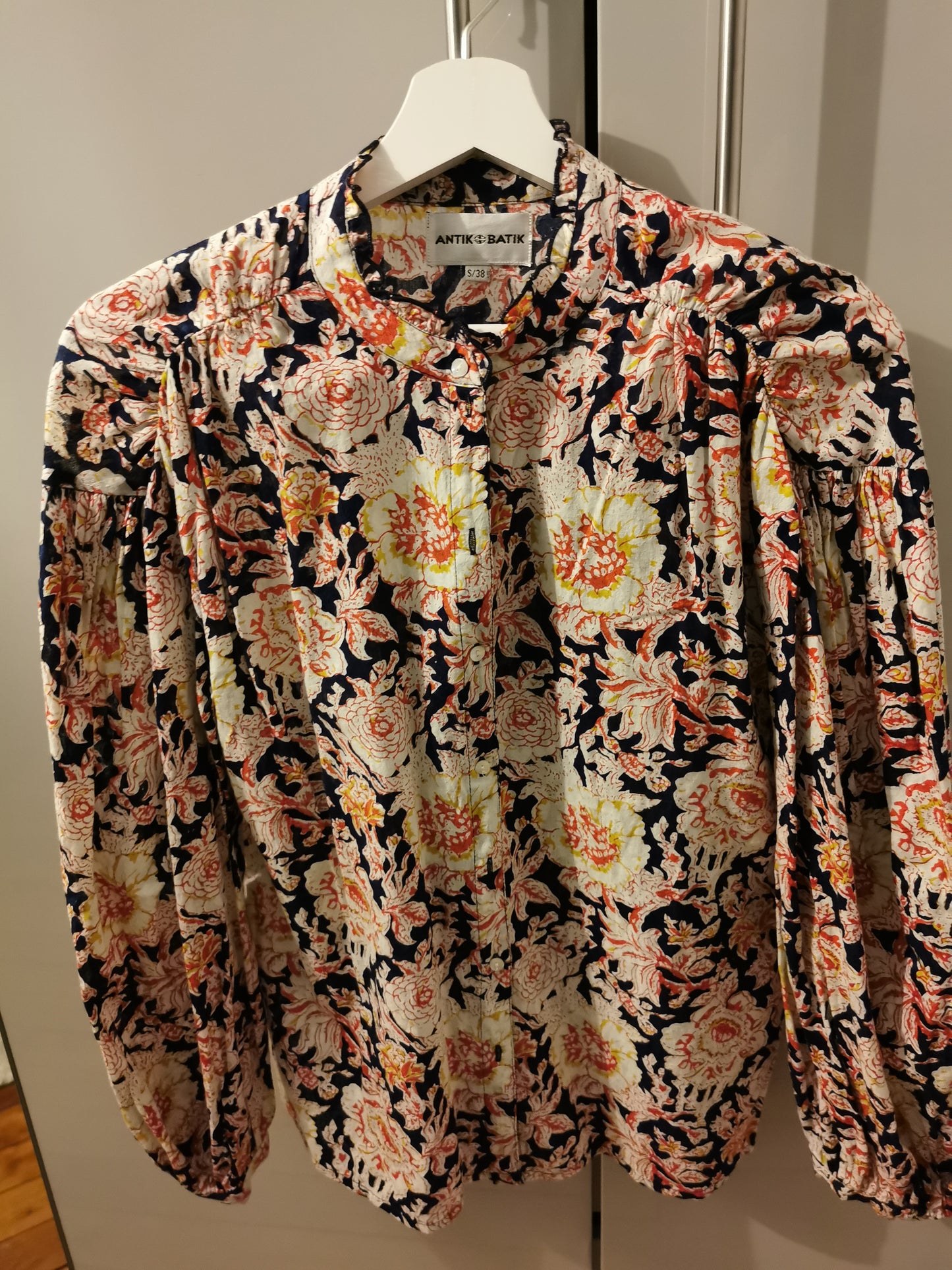 Blouse imprimé floral en coton taille S