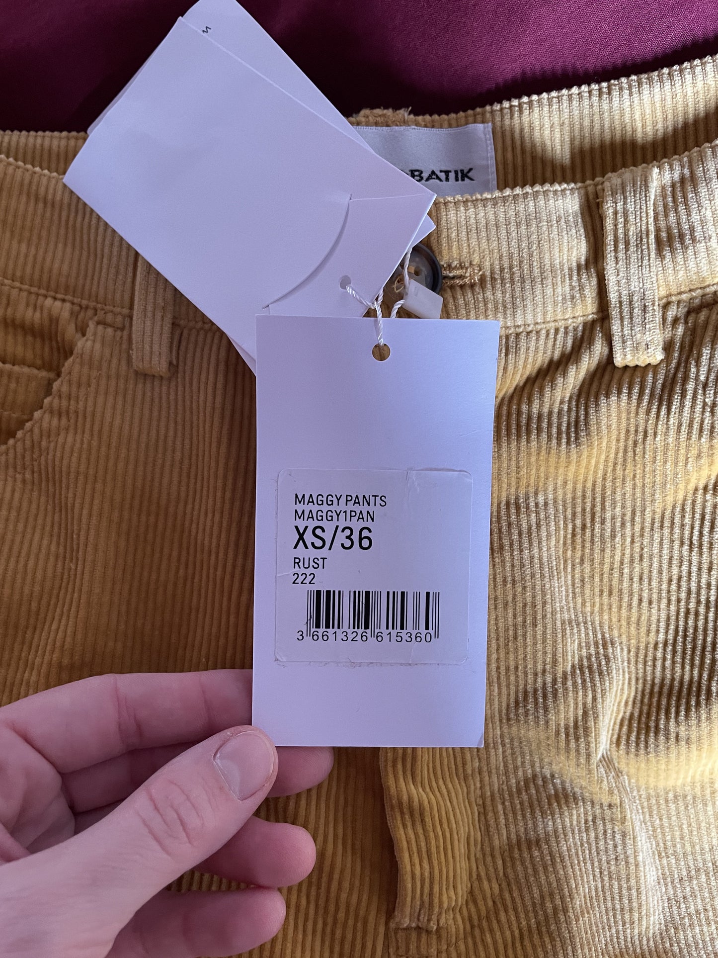 Pantalone a zampa in velluto