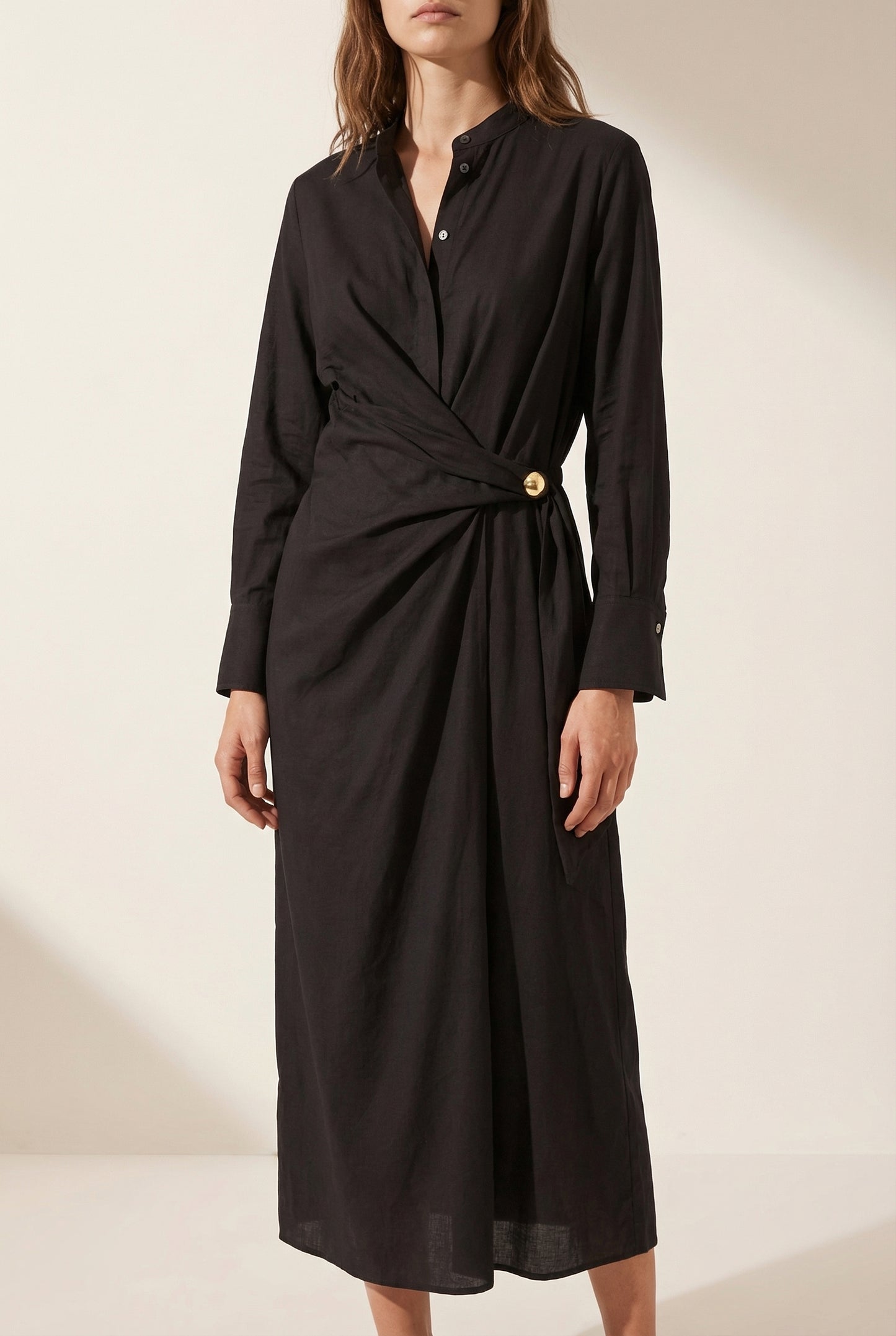 Vestido largo negro