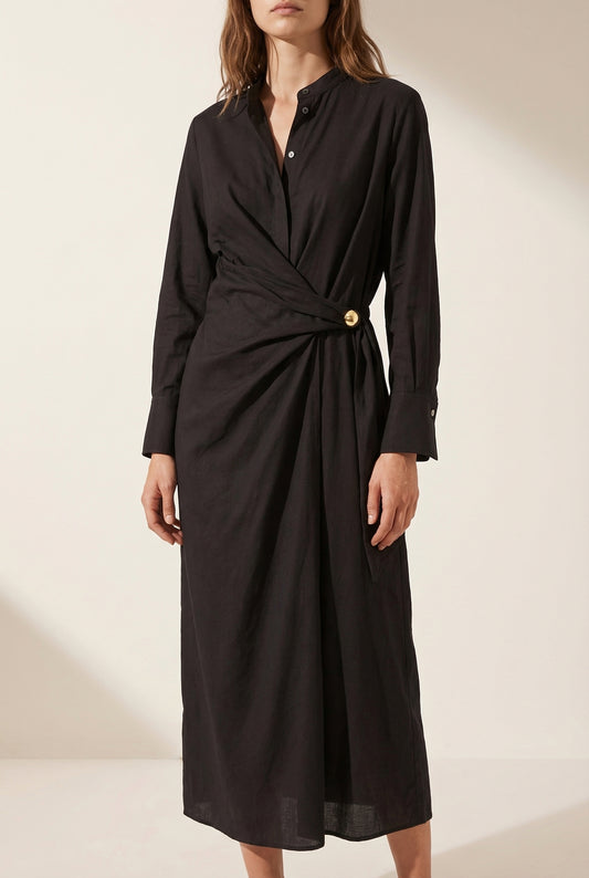 Vestido largo negro