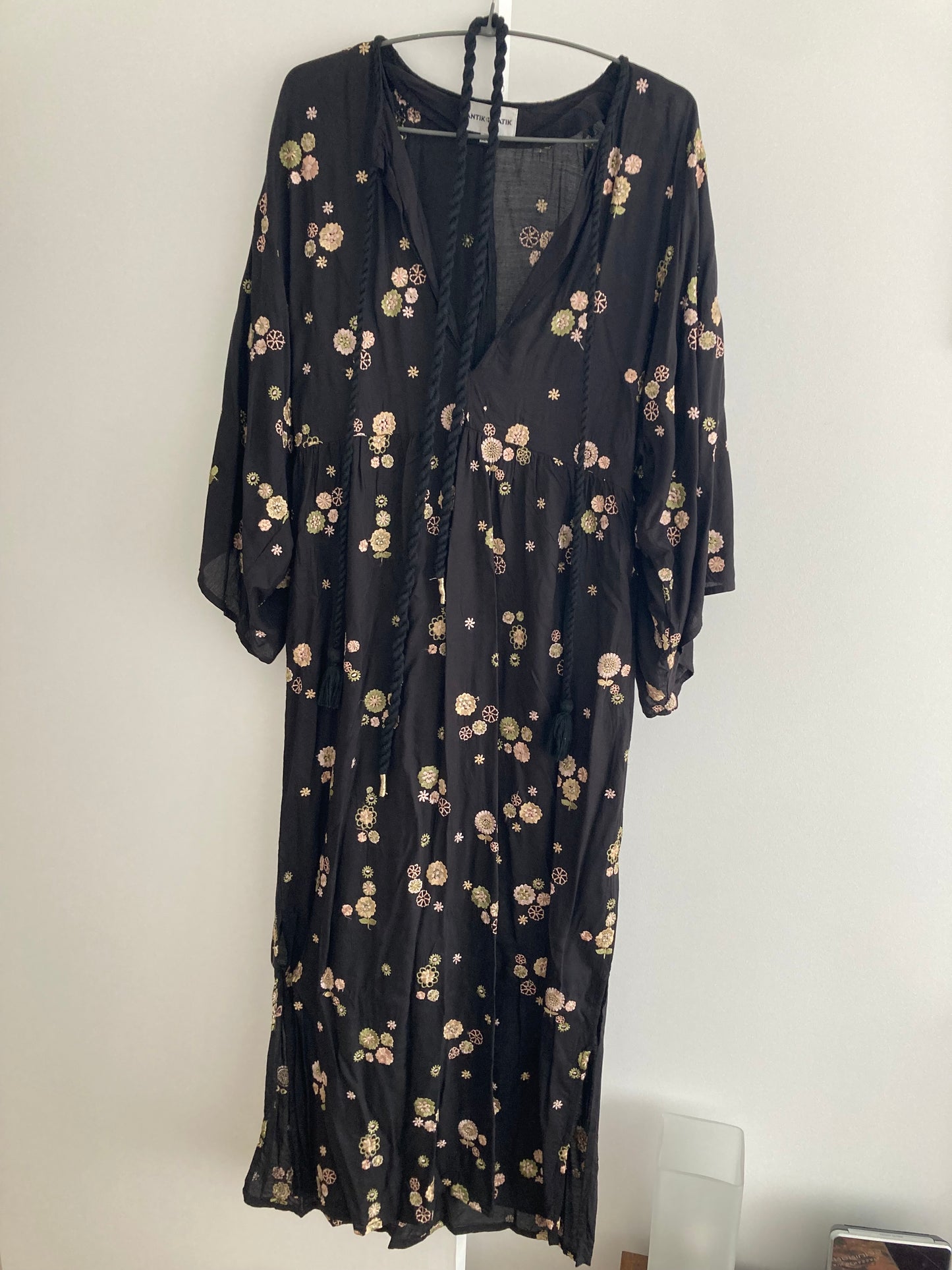 Lola embroidered maxi dress