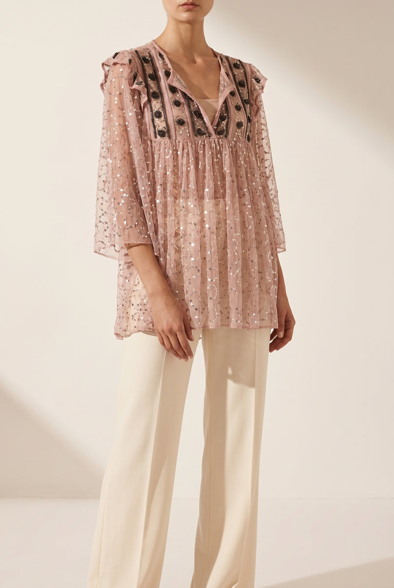 Blouse Pati à sequins