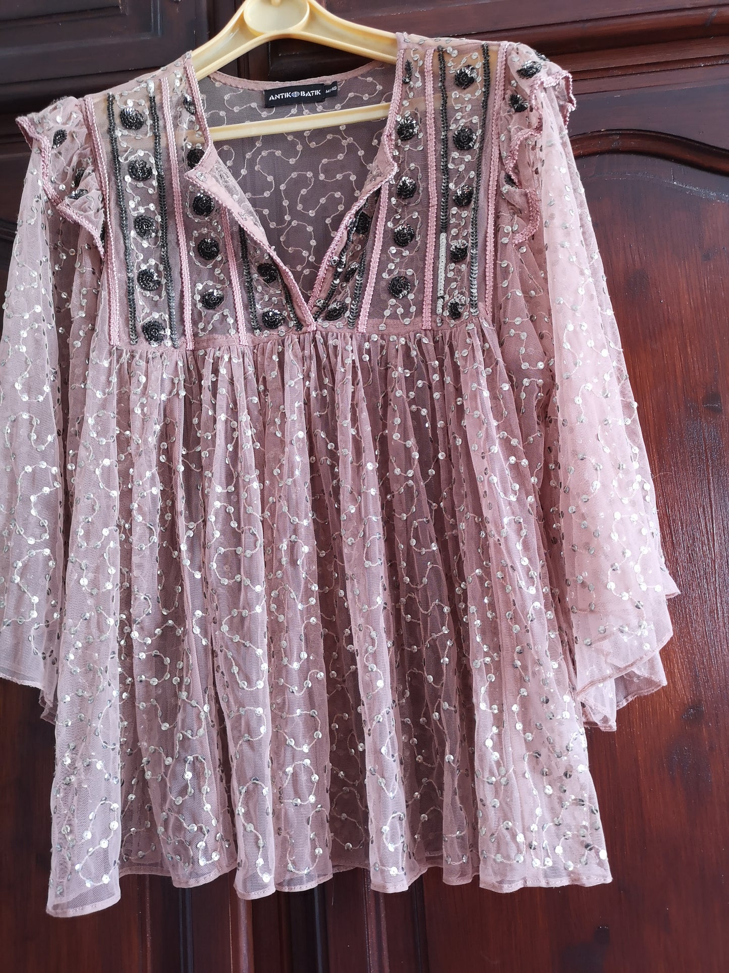 Blusa Pati con lentejuelas