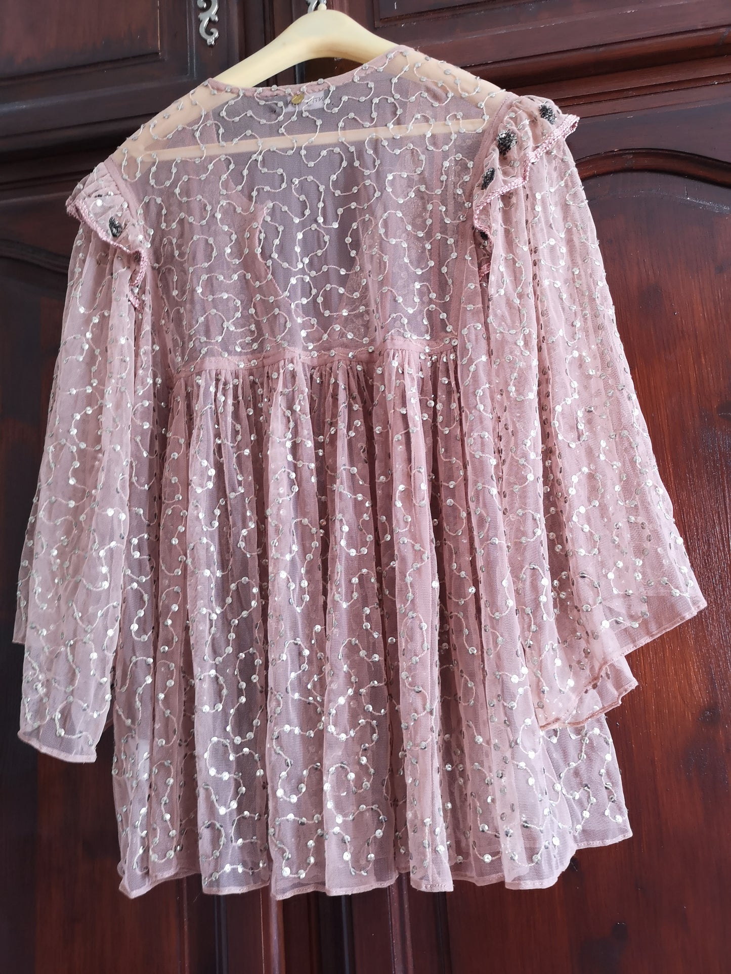 Blusa Pati con lentejuelas