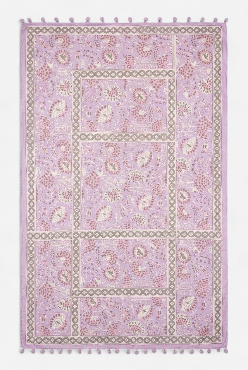 Lilac cheche scarf