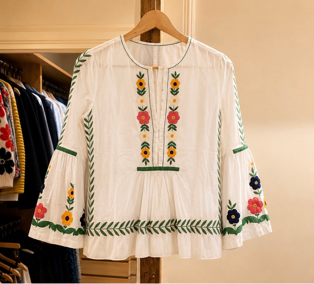 Blusa bordada Mia