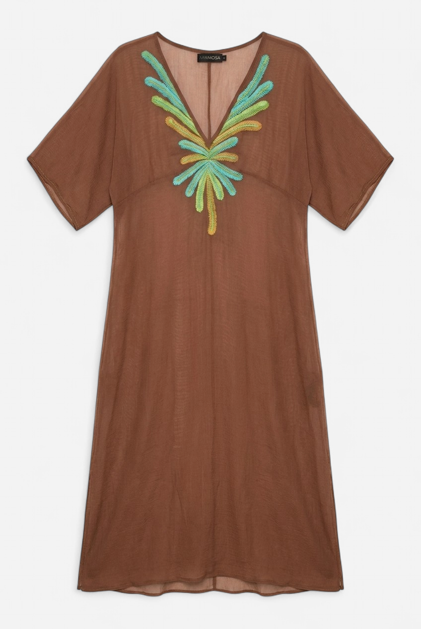 caftan en soie vintage superbe!