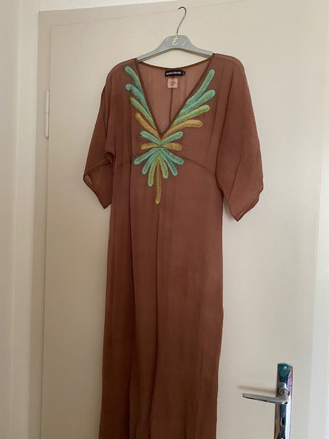 caftan en soie vintage superbe!