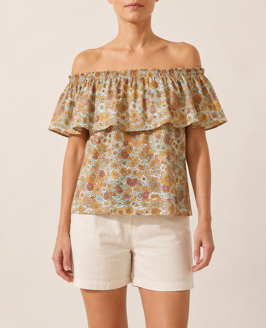 Top Marty Antik Batik Anis
