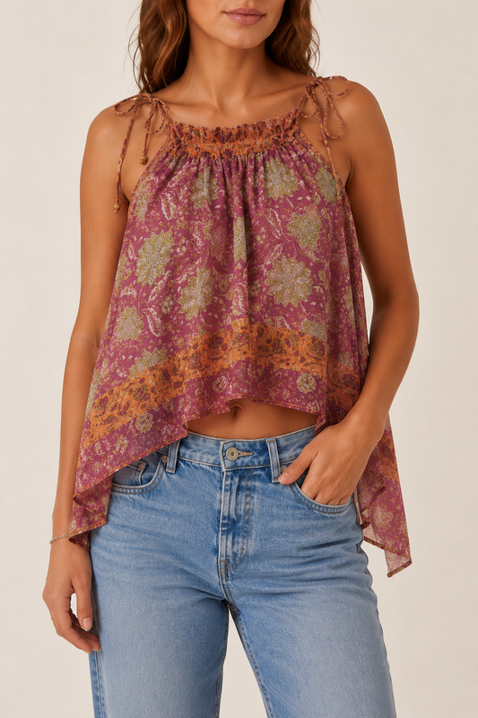 Top Loah Rose et orange