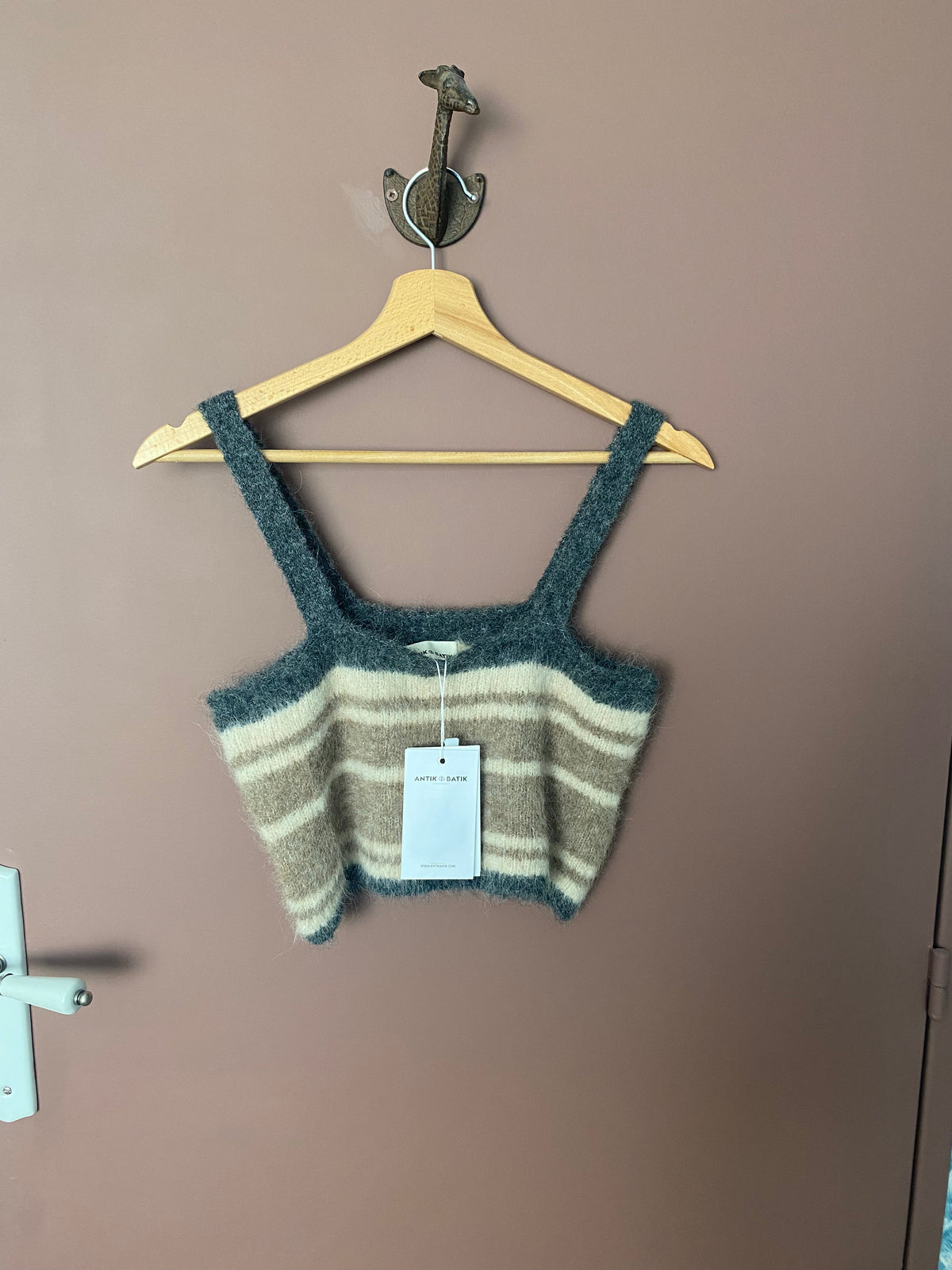 Top de lana de alpaca Mila nuevo con etiqueta