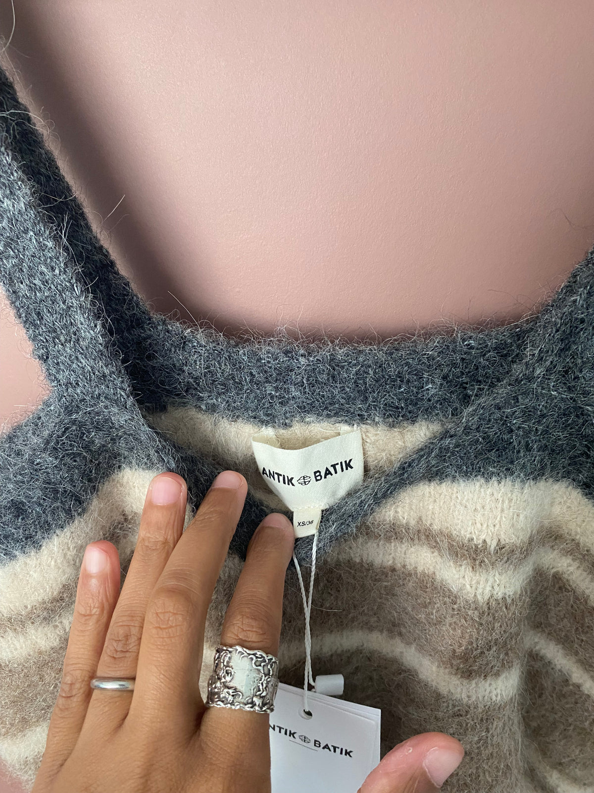 Top de lana de alpaca Mila nuevo con etiqueta