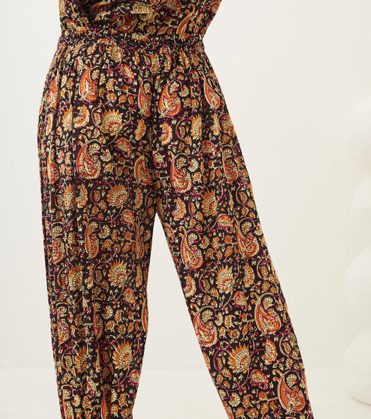 Pantalon sarouel imprimé Chérie
