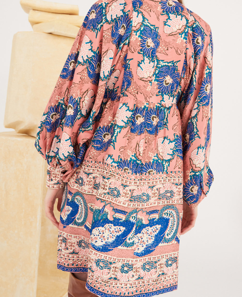 Robe courte imprimée Abbye