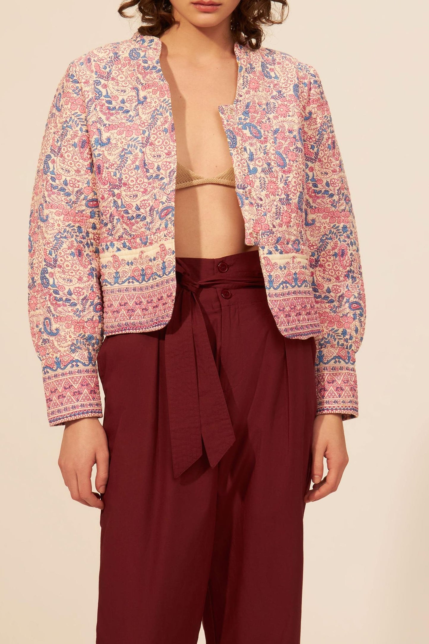Veste matelassée en coton Hélène
