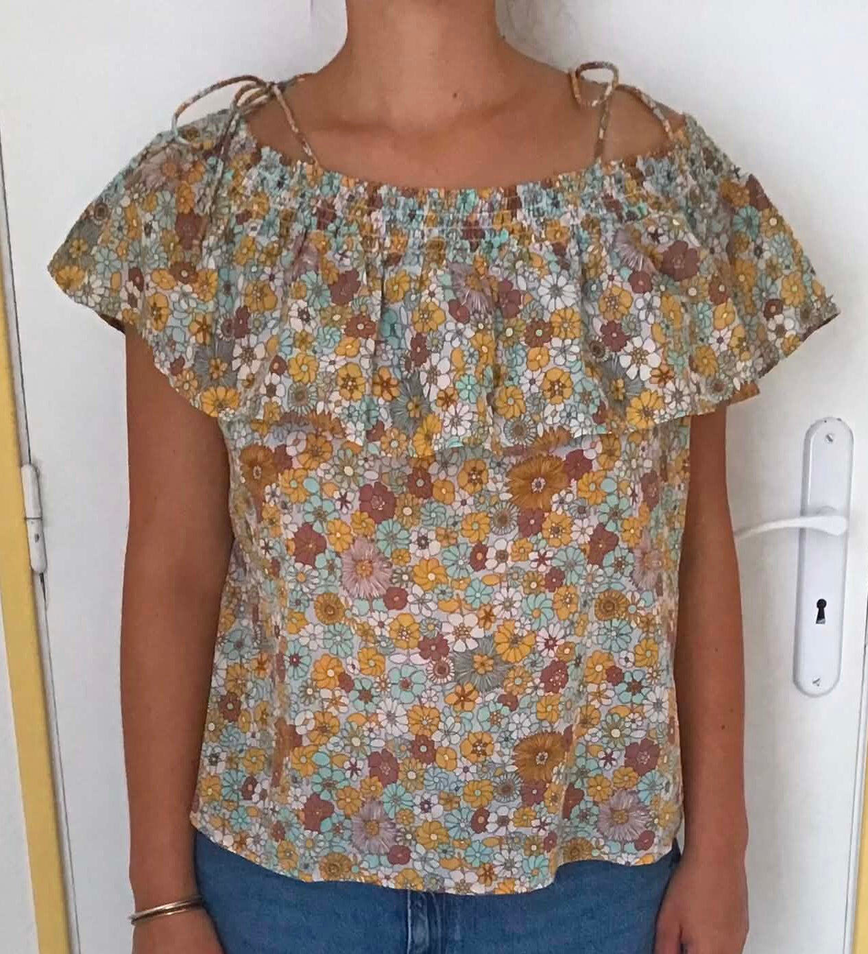 Top Marty Antik Batik Anis