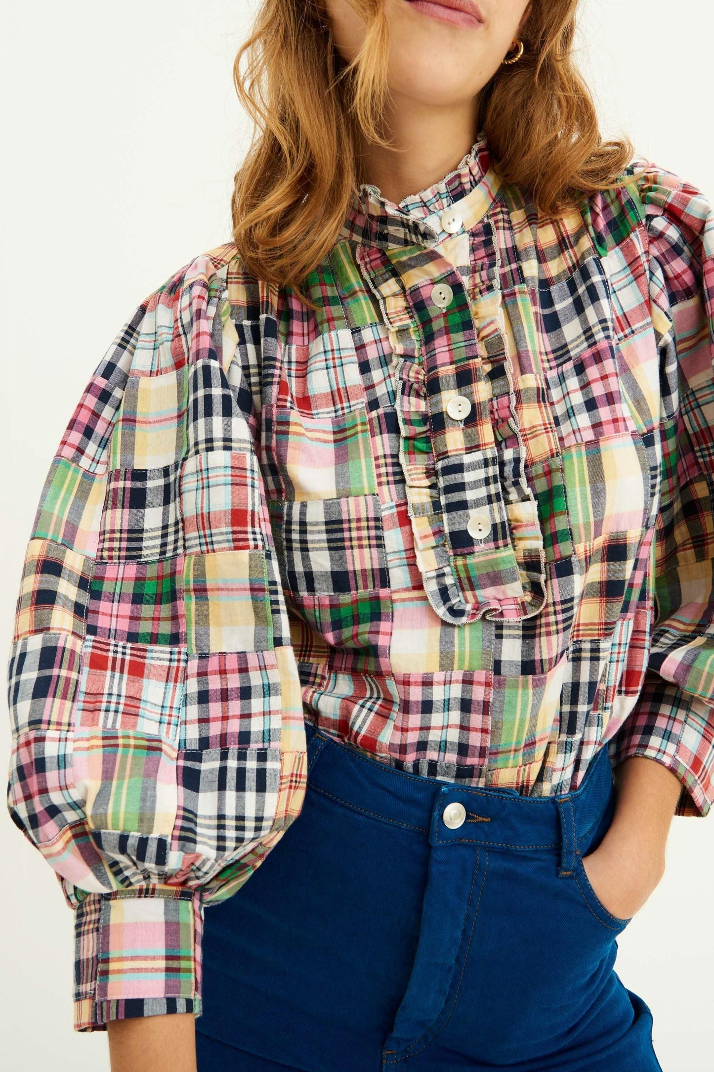 Blusa de patchwork Alama - Multicolor