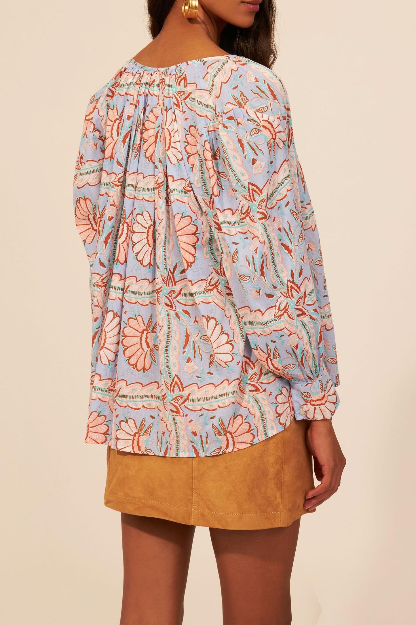 blusa estampada Hupa