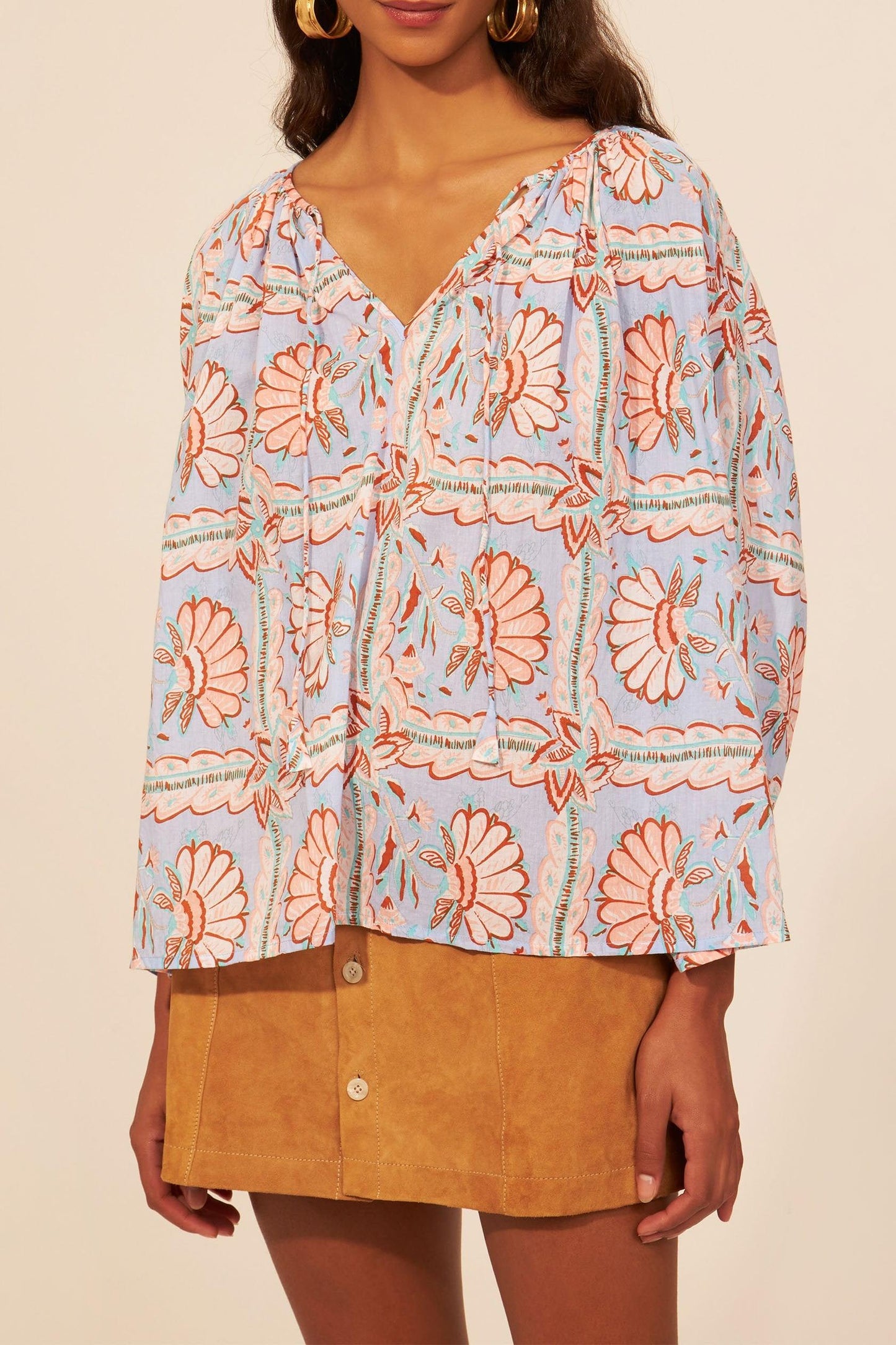blusa estampada Hupa