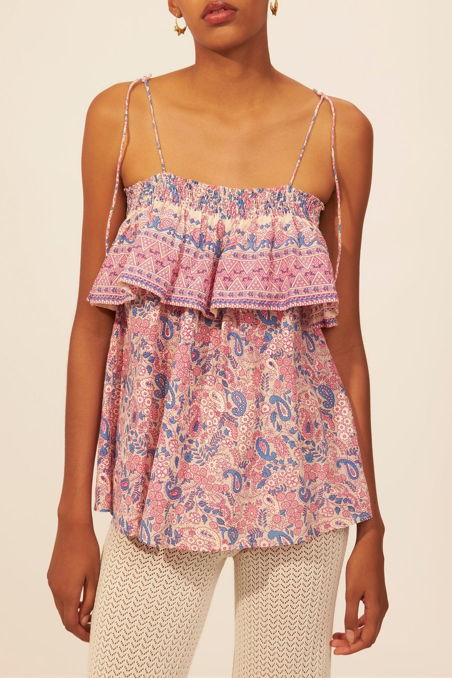 Haut Hélène à épaules dénudées