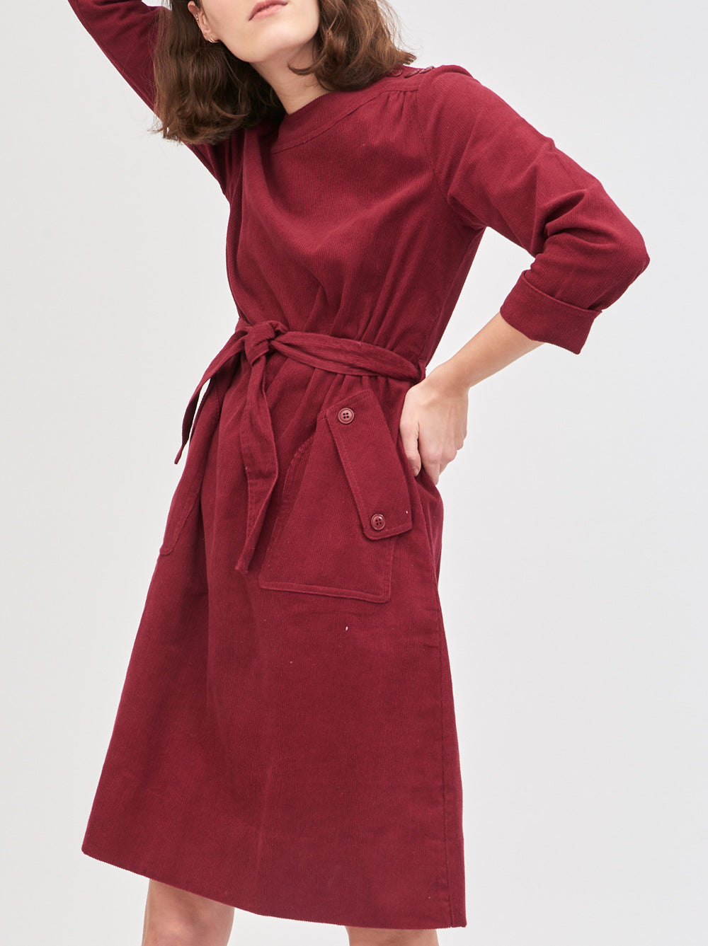 Robe en velours côtelé Foly