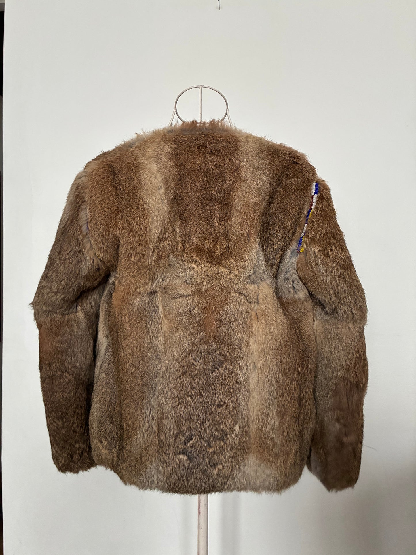 fur and pearl bomber jacket,