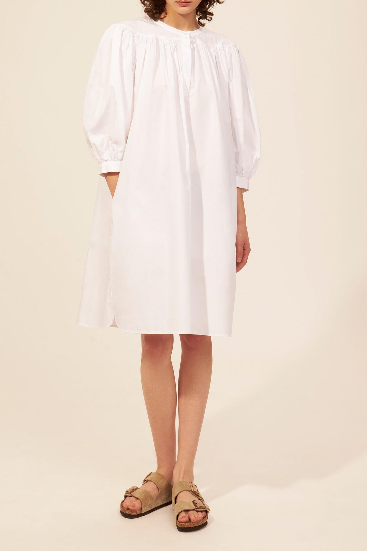 Vestido de popelina Kira