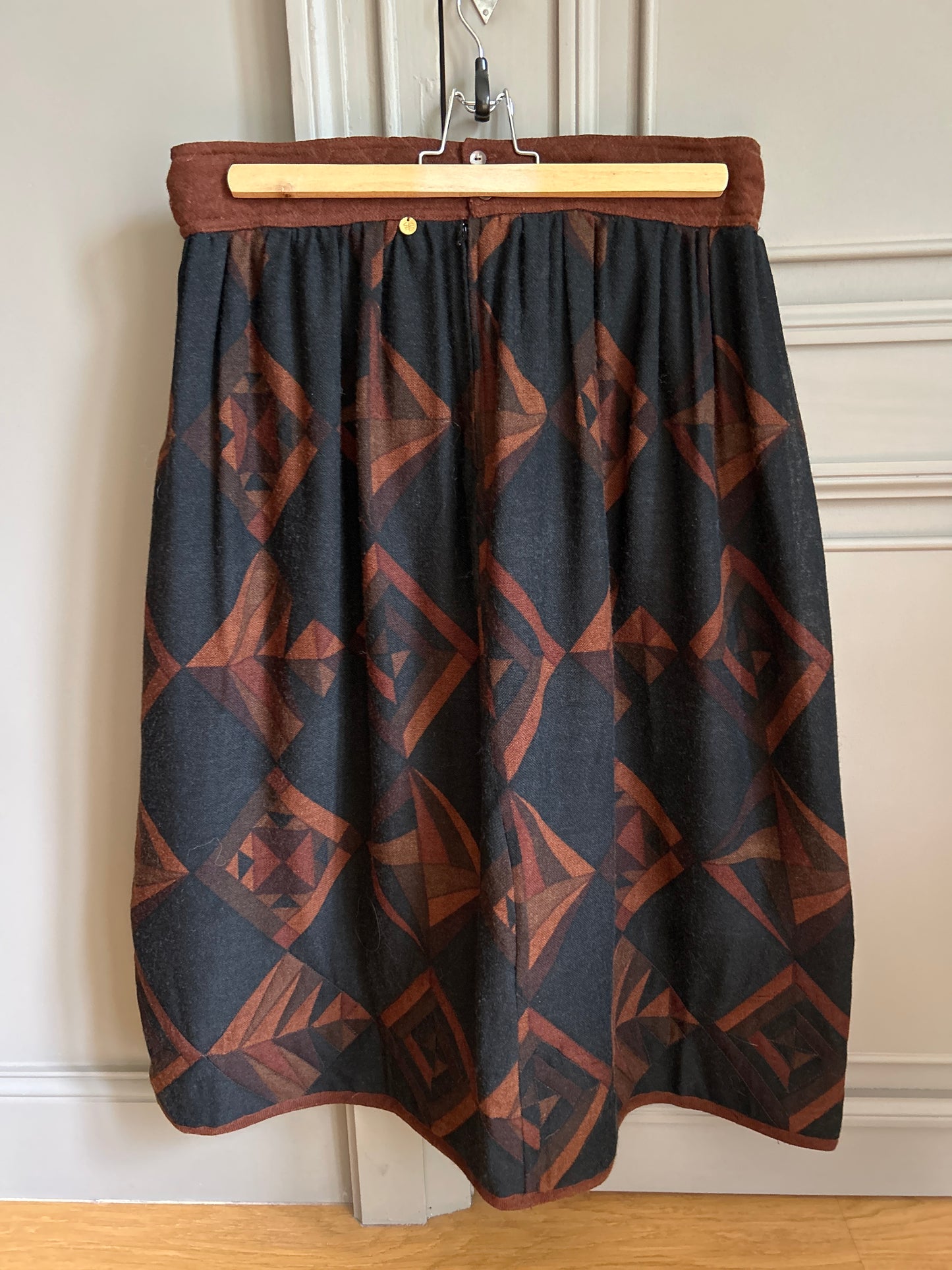 Delphine printed skirt