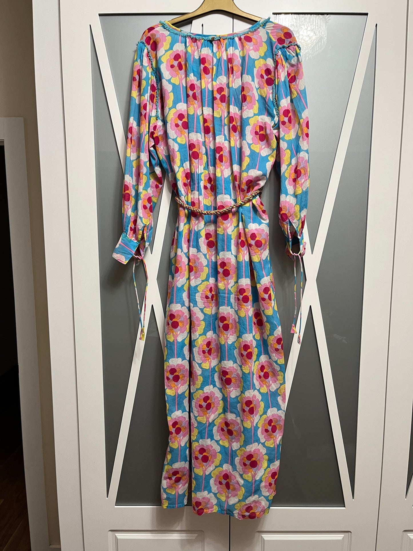 Flowy printed maxi dress