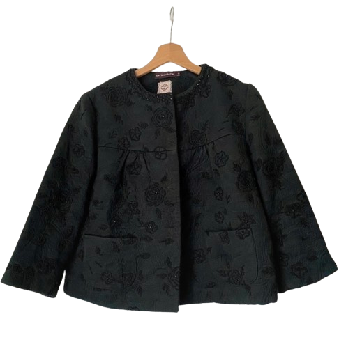 Black embroidered jacket