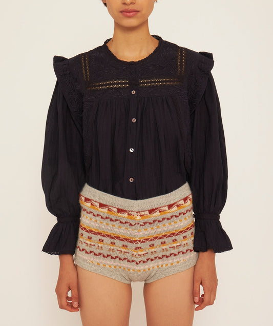 Chemisier brodé Bernardo