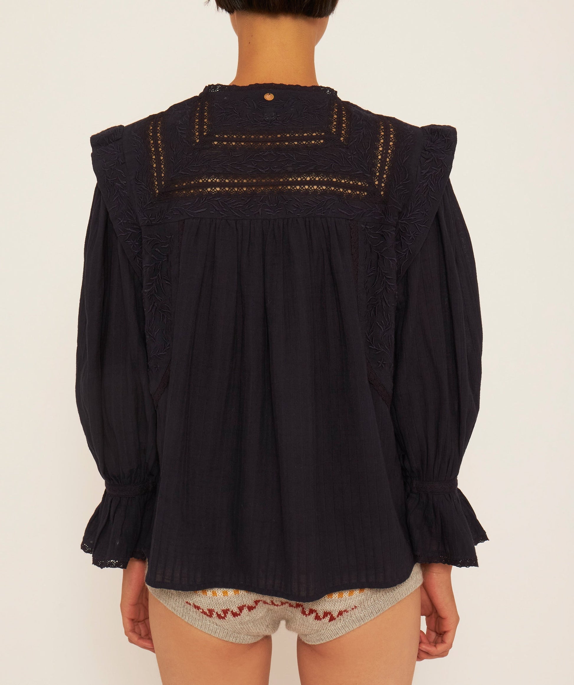 Chemisier brodé Bernardo