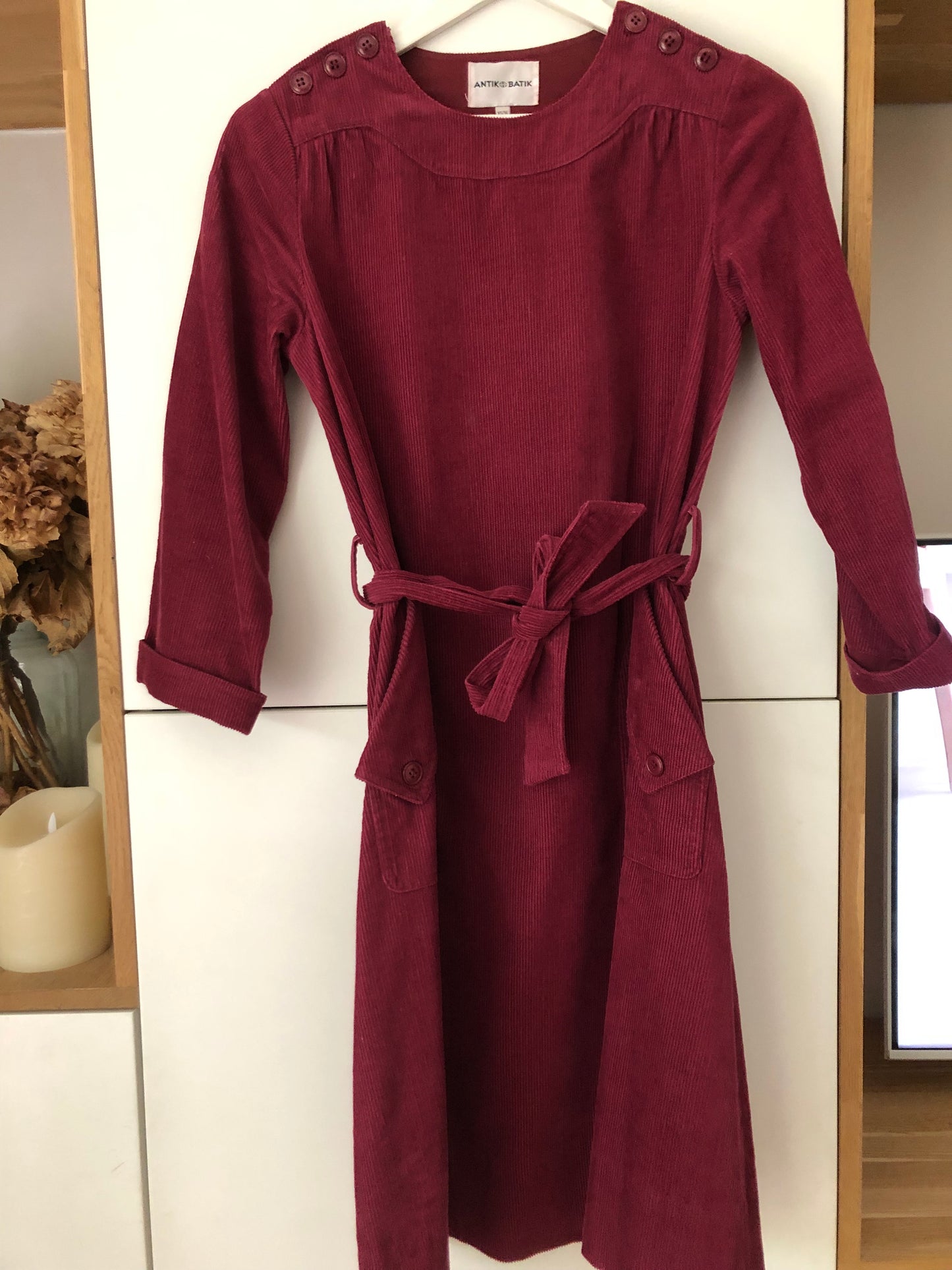 Robe en velours côtelé Foly