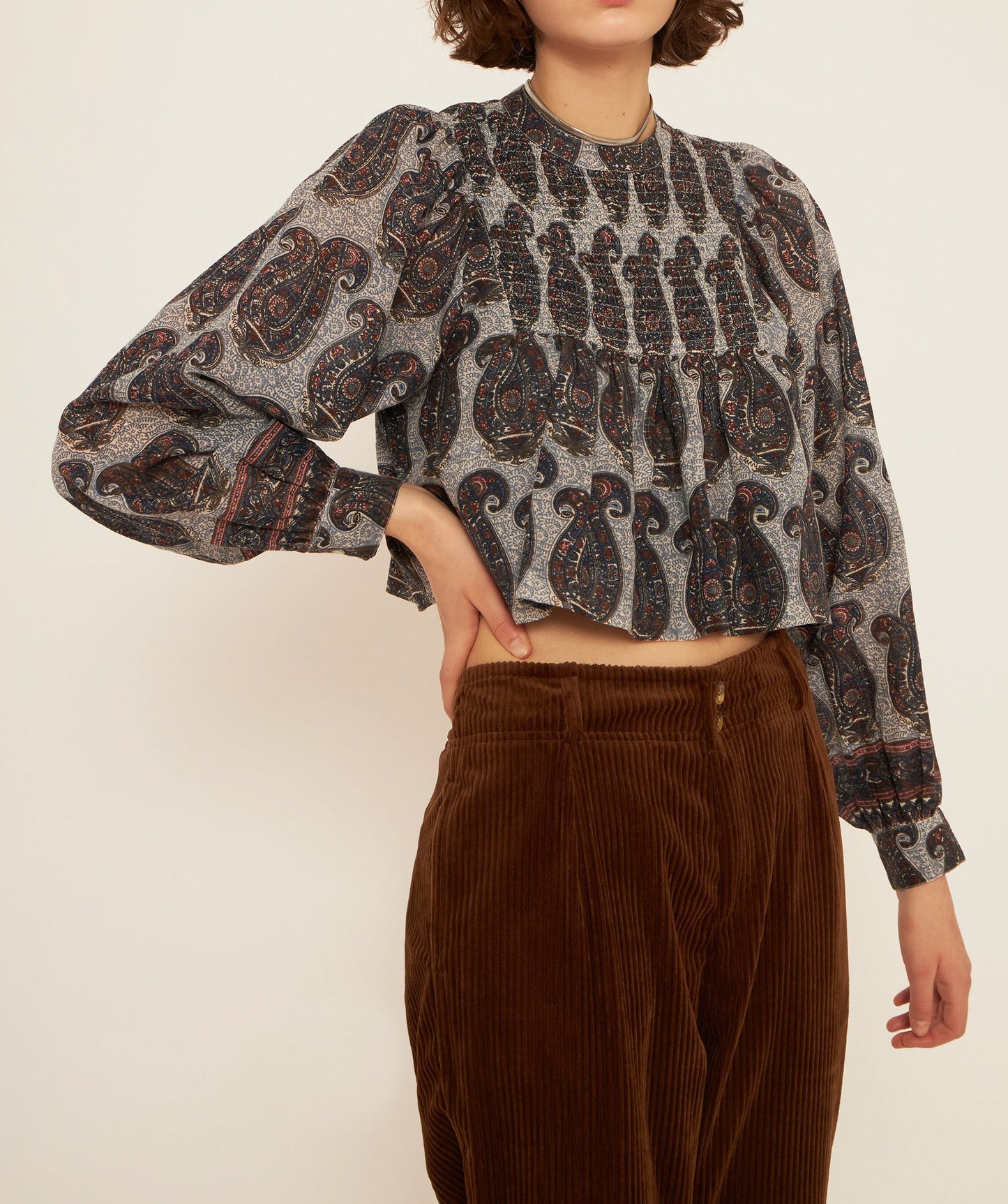 Blouse crop-top Elia