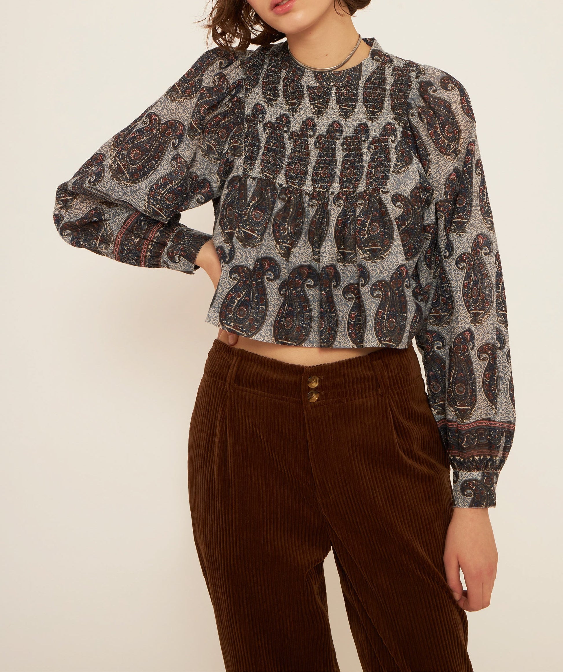 Blouse crop-top Elia