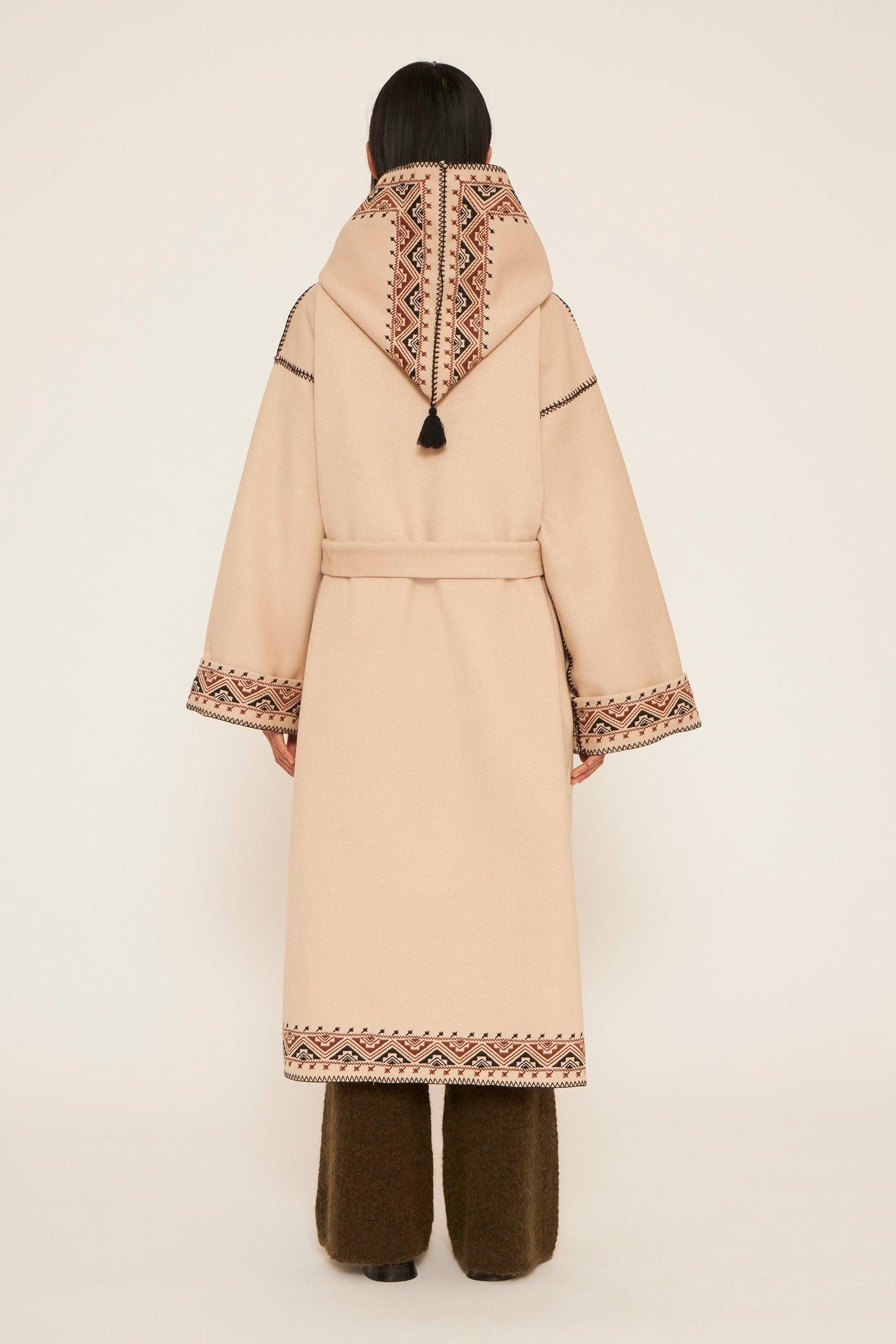 Condor long embroidered coat