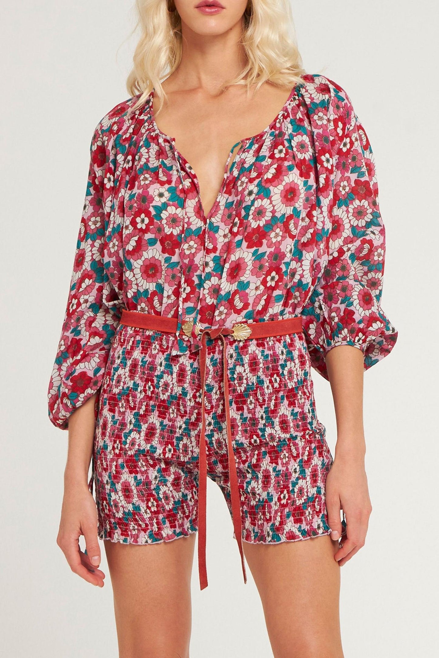 Blouse Blossom imprimée