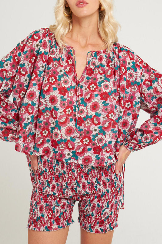 Blouse Blossom imprimée