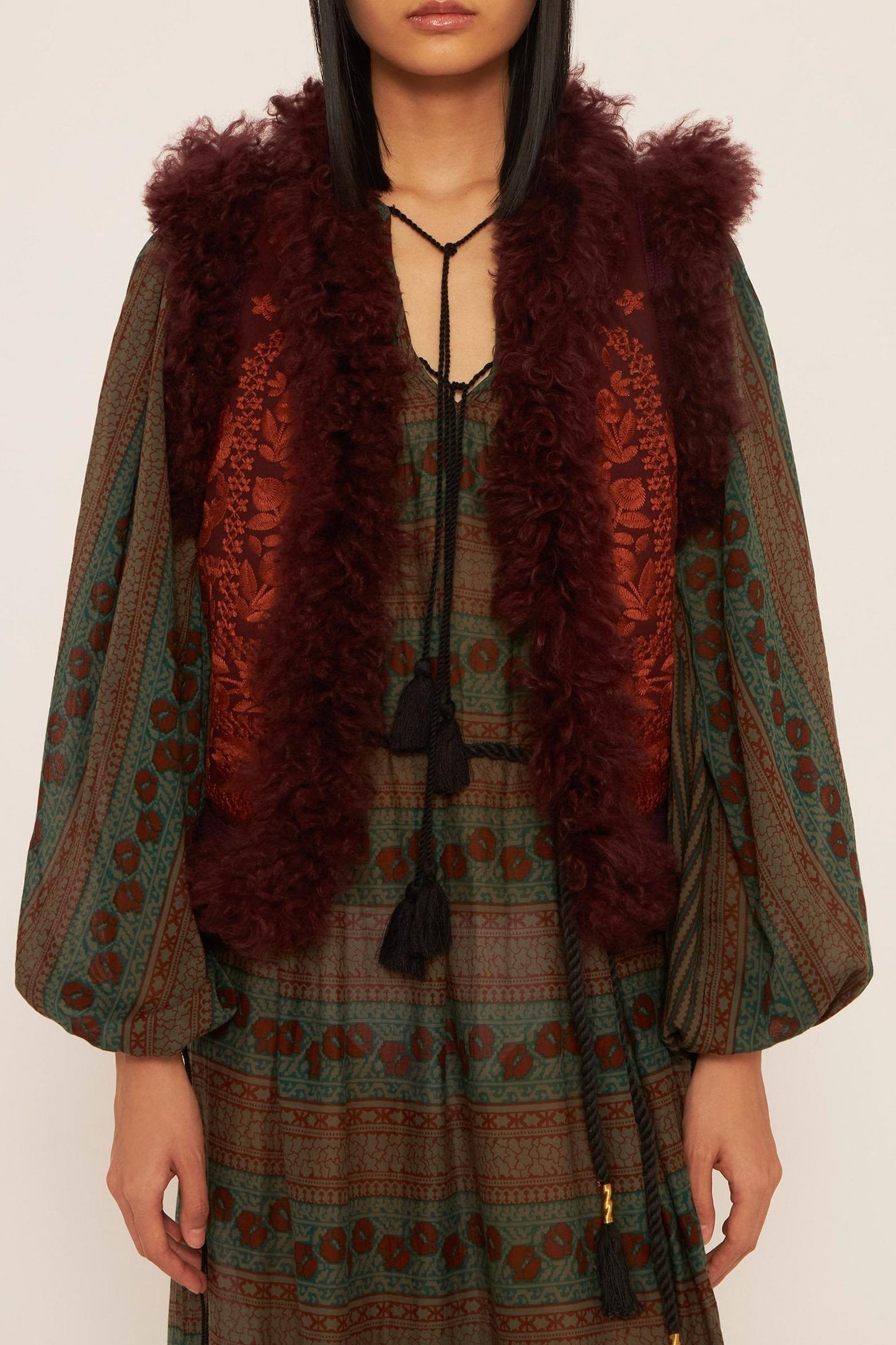 Clark embroidered gilet