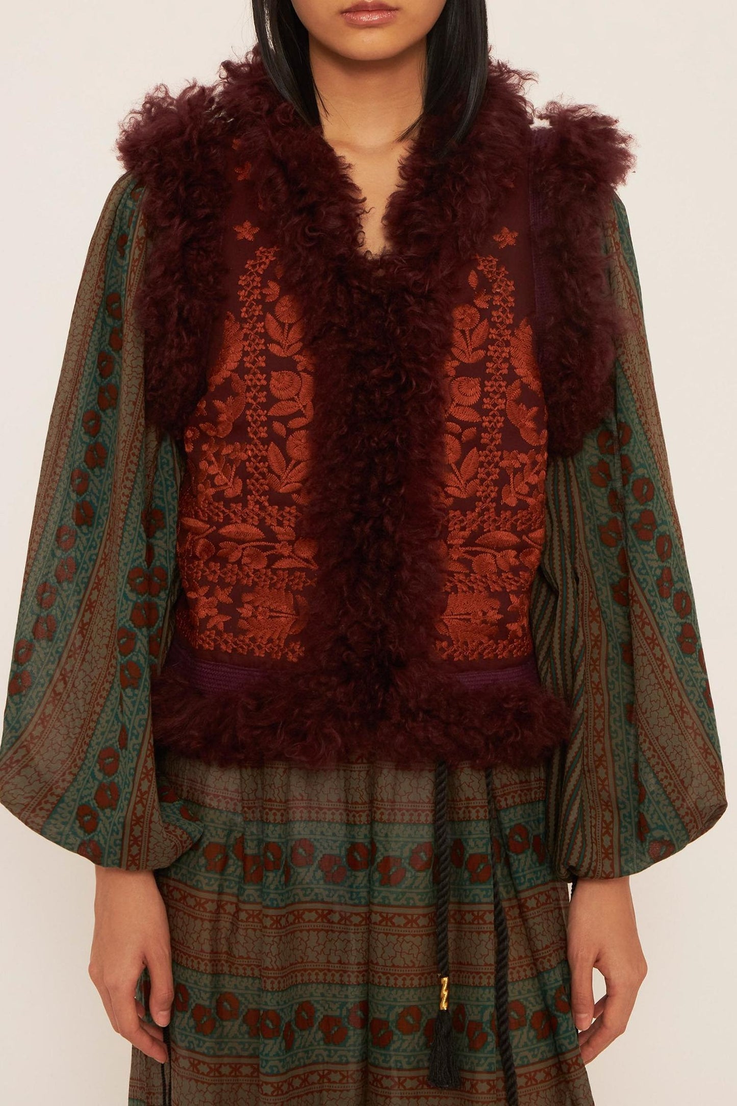Clark embroidered gilet
