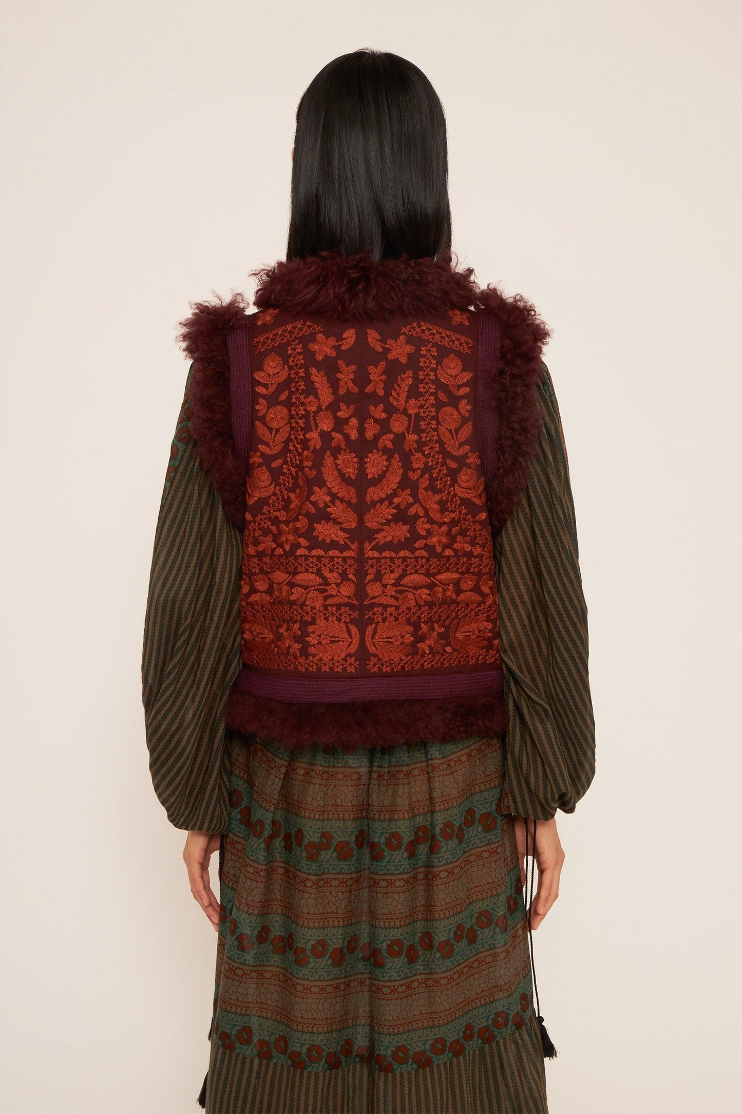 Clark embroidered gilet