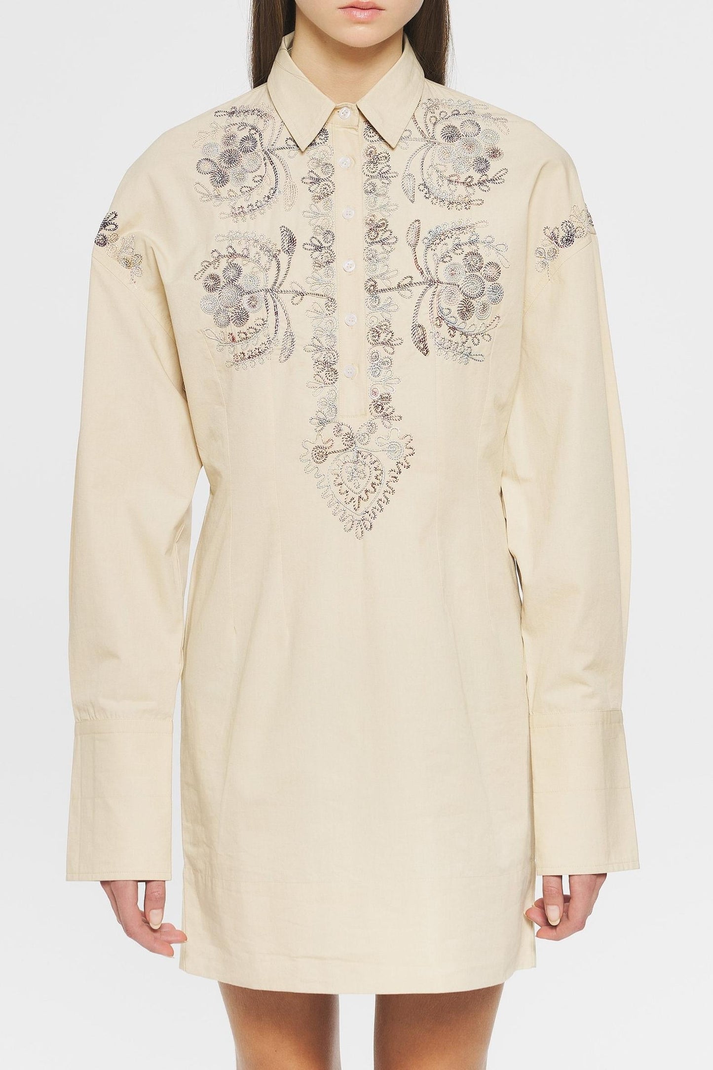 Ziggy Embroidered mini dress