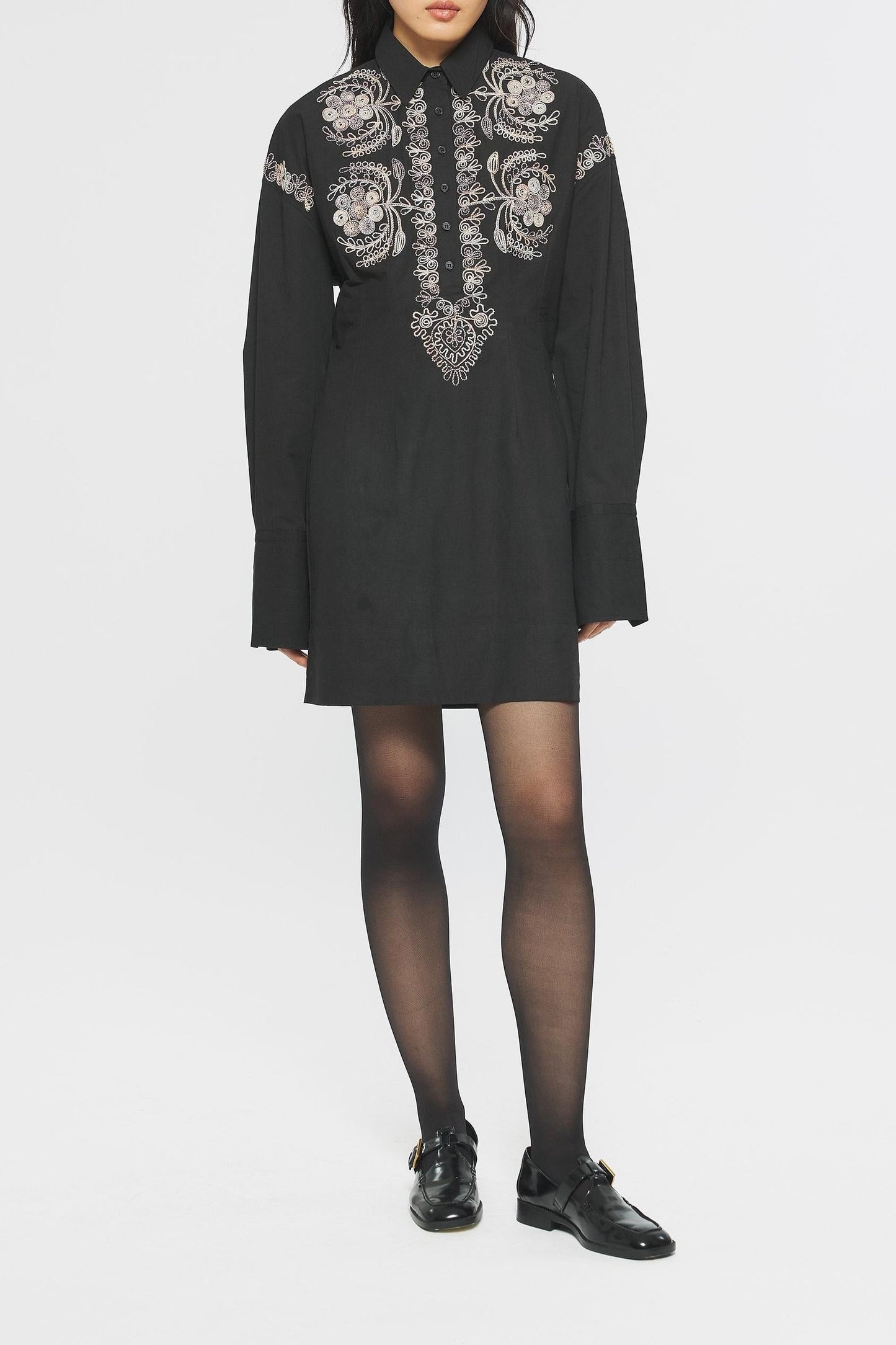 Ziggy Embroidered mini dress