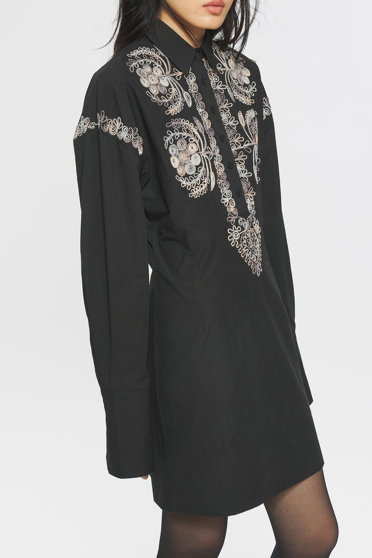 Ziggy Embroidered mini dress