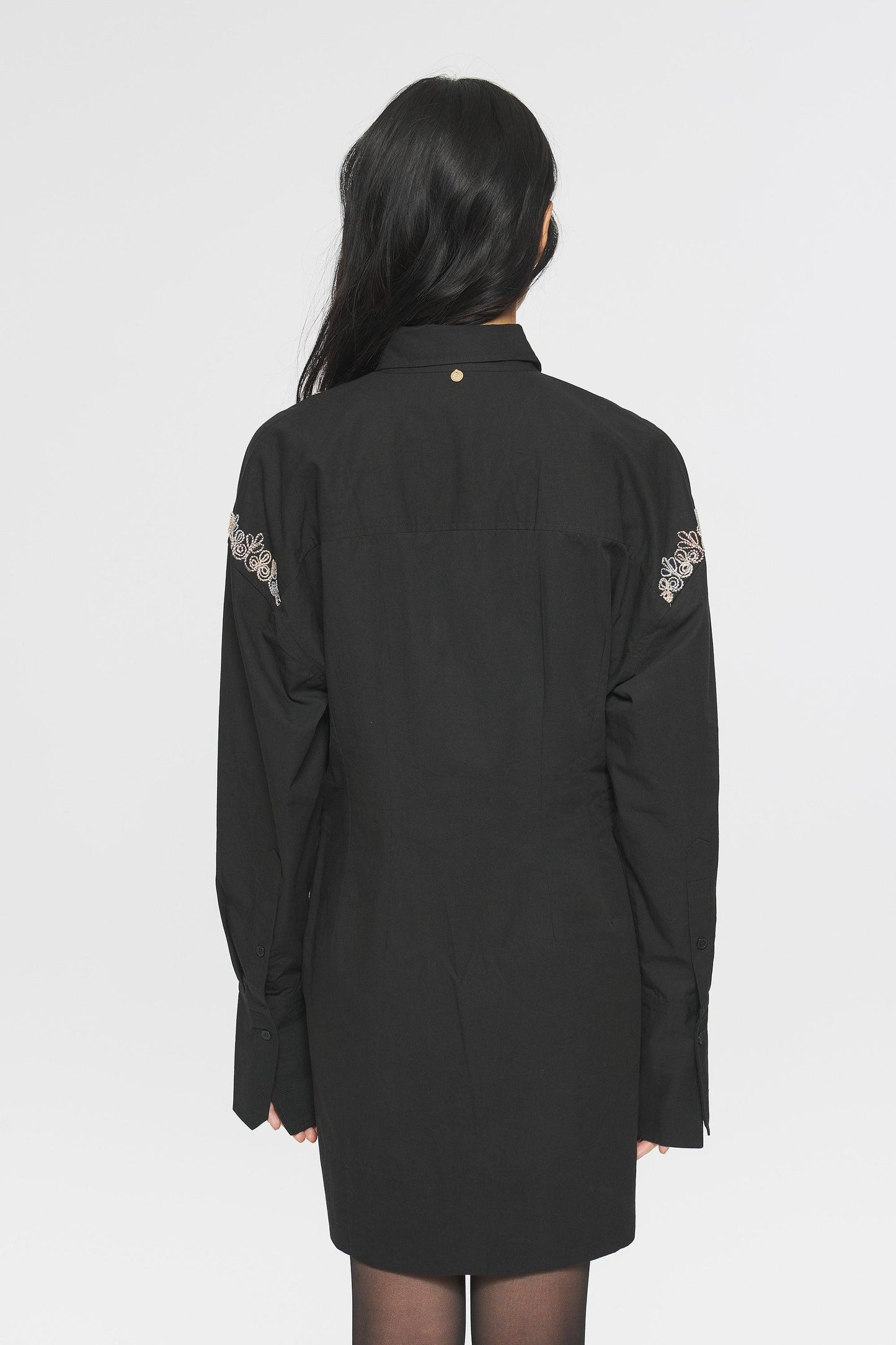 Ziggy Embroidered mini dress